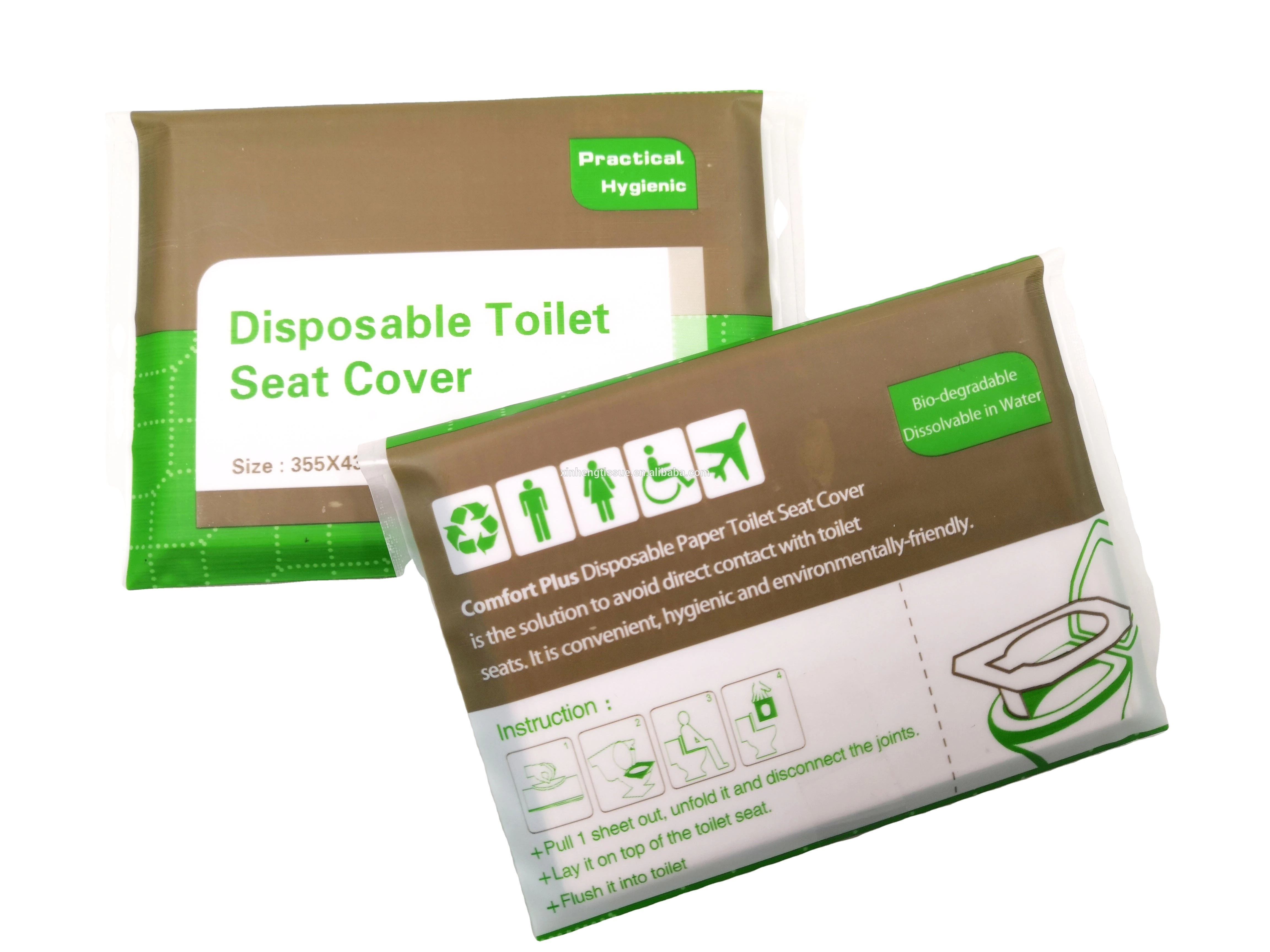 High quality Bulk Hygienic Disposable toilet seat cover paper supplier