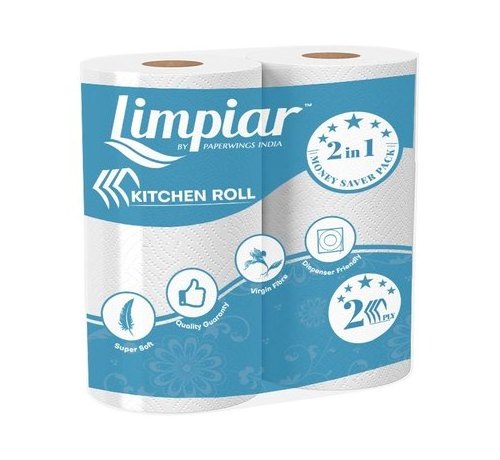 Disposable  Towel Oil Cleaning Kitchen Paper Hot Sale 2ply Dot White Toilet Tissue Paper Custom Logo OEM Logo Kitchen Roll Paper