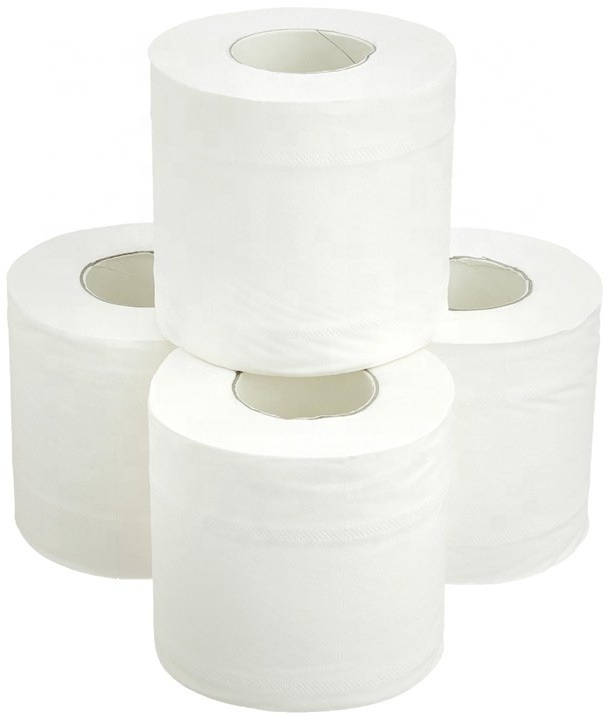 Bamboo Pulp Bleached Pure White Embossing 2ply Bathroom Soft Toilet Tissue For Washing Room