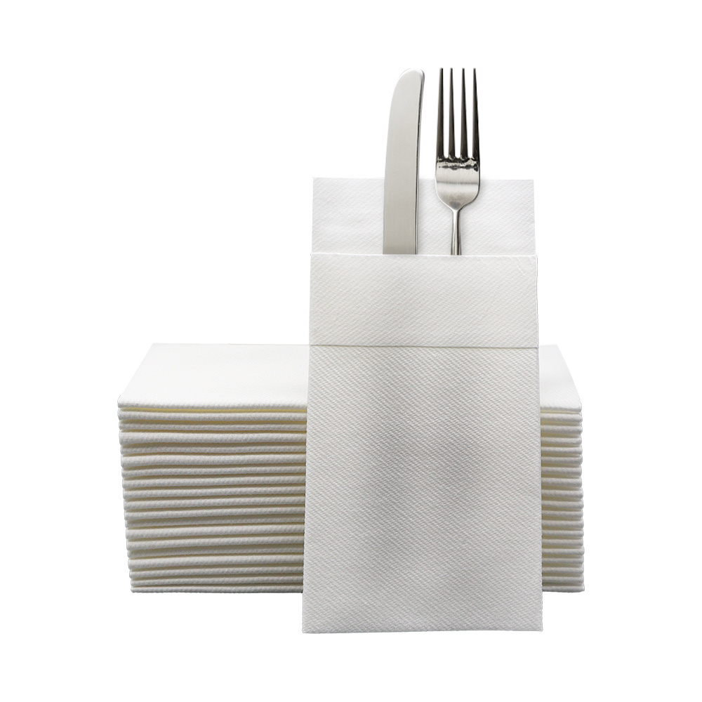 Biodegradable printing napkins Custom printing airlaid napkin  Linen feel like napkin