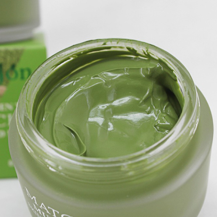 Highly demanded wholesale skin care best sale very popular Matcha facial mask mud