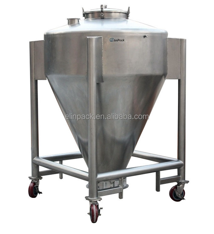 Durable vertical stainless steel IBC mobile tank With CE TUV Certificate Invention Patents