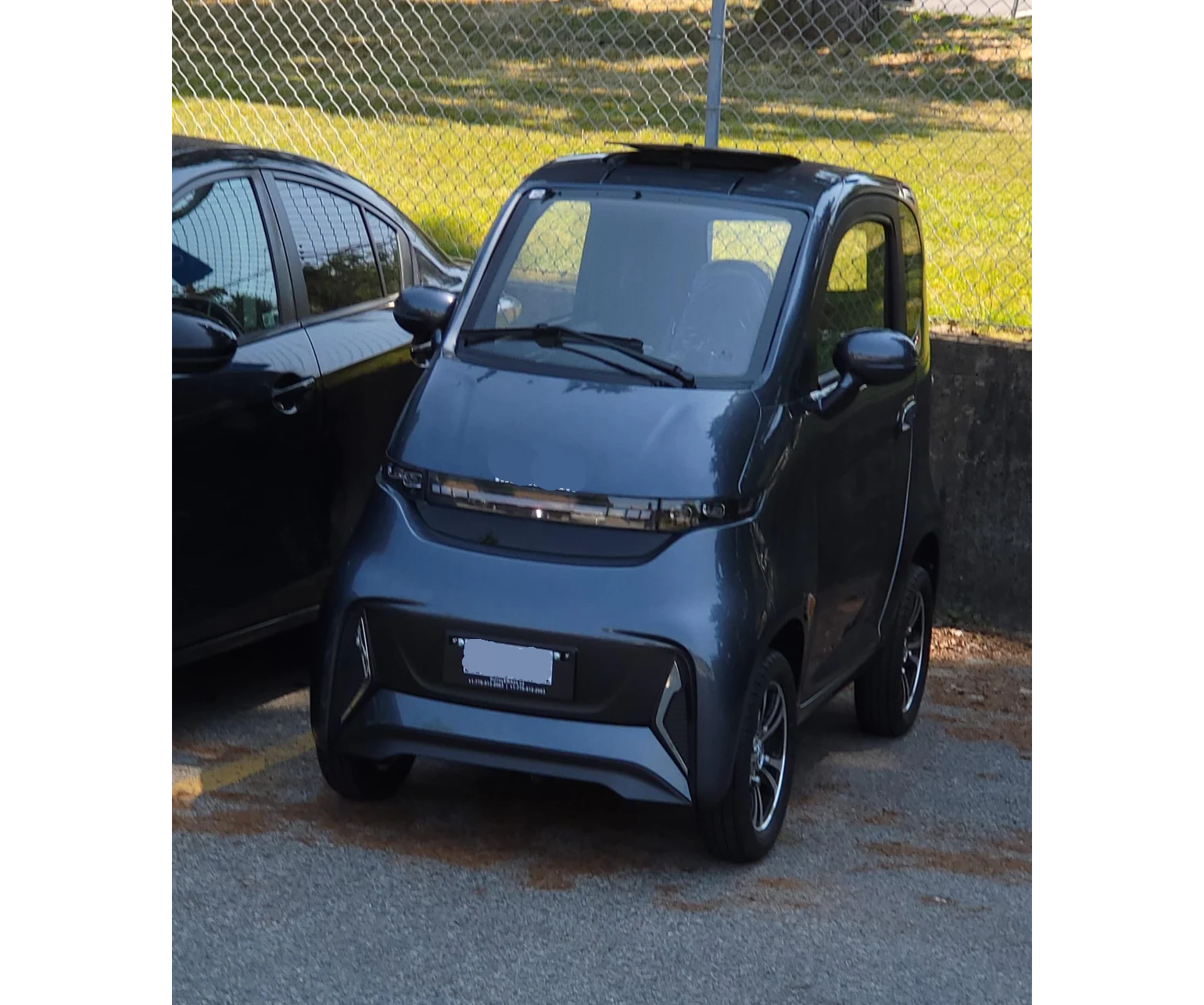 ELION X2 European certificate four wheel electric car for disabled people in wheelchair