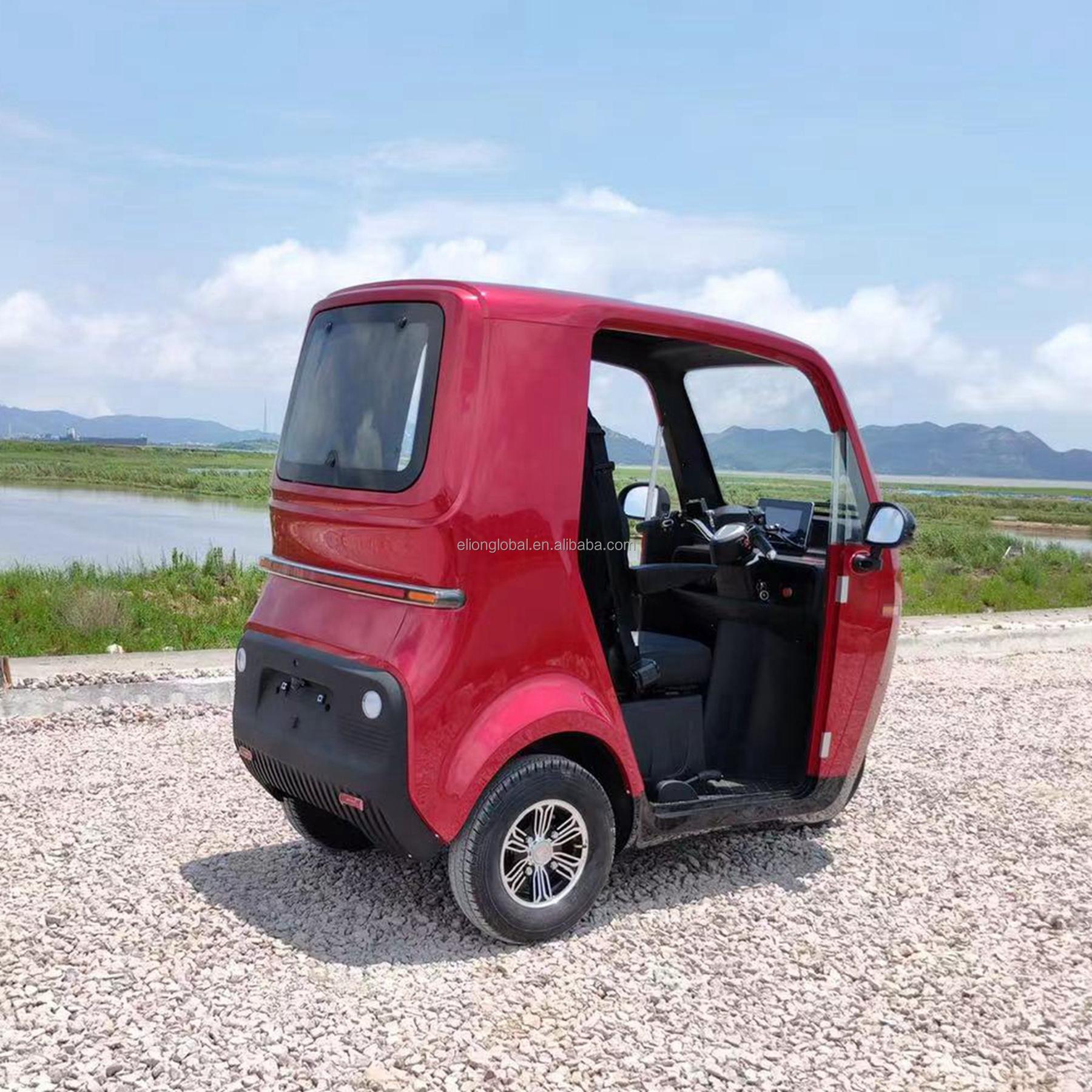 ELION A3 China Hot Sale Products Electric Tricycle 3 Wheel Electric Scooter 60V Enclosed Tricycle 3 Seat Full Cabin 4M