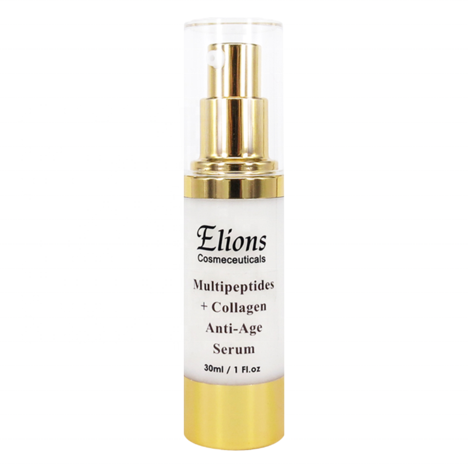 Natural Marine Multi-Peptides Soluble Collagen Serum Botanical Placenta Enhanced Skin Cell Renewal Firming Anti-Wrinkle