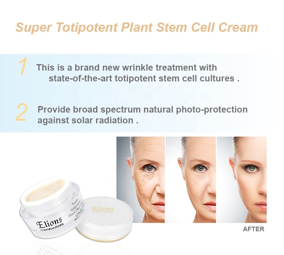 Instant Youth-Looking Facial Cream Swiss Apple Stem Cells Multi-Peptides Herbal Ingredients Anti-Aging Whitening Nourishing Skin