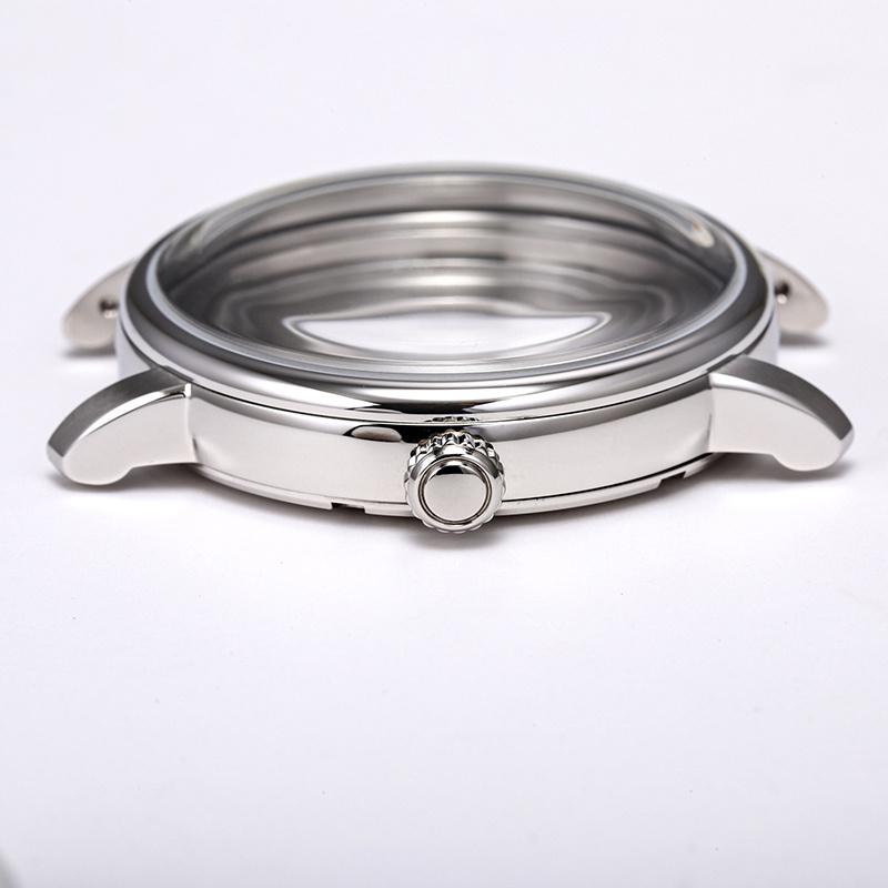 Professional Manufacturer Custom Silver Stainless Steel Watch Case Suitable For Miyota 8215 9015 Watch Bezel Accessories