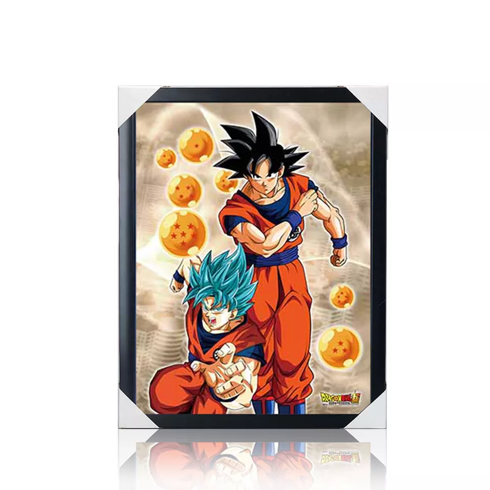 Custom printing 3D Poster Flip Lenticular Anime 3D Dragon Ball  Posters Movie Poster 3D Picture Print For Wall decor