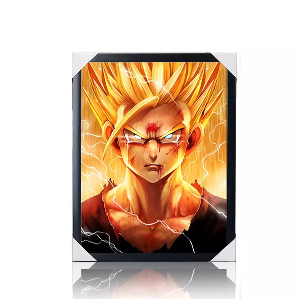 Custom printing 3D Poster Flip Lenticular Anime 3D Dragon Ball  Posters Movie Poster 3D Picture Print For Wall decor