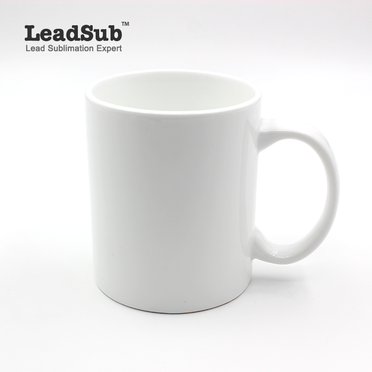 sublimation mug 11oz blank coffee mugs for sublimation printing bulk white ceramic round handle 11 oz sublimation mug