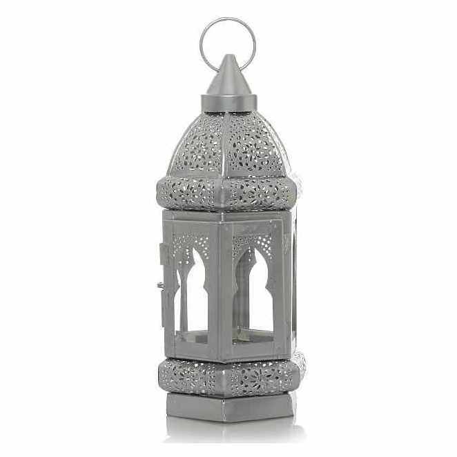 New Moroccan Lantern Home And Garden Decoration Candle Holder Silver Decorative Christmas Decoration Wholesale Moroccan Lantern