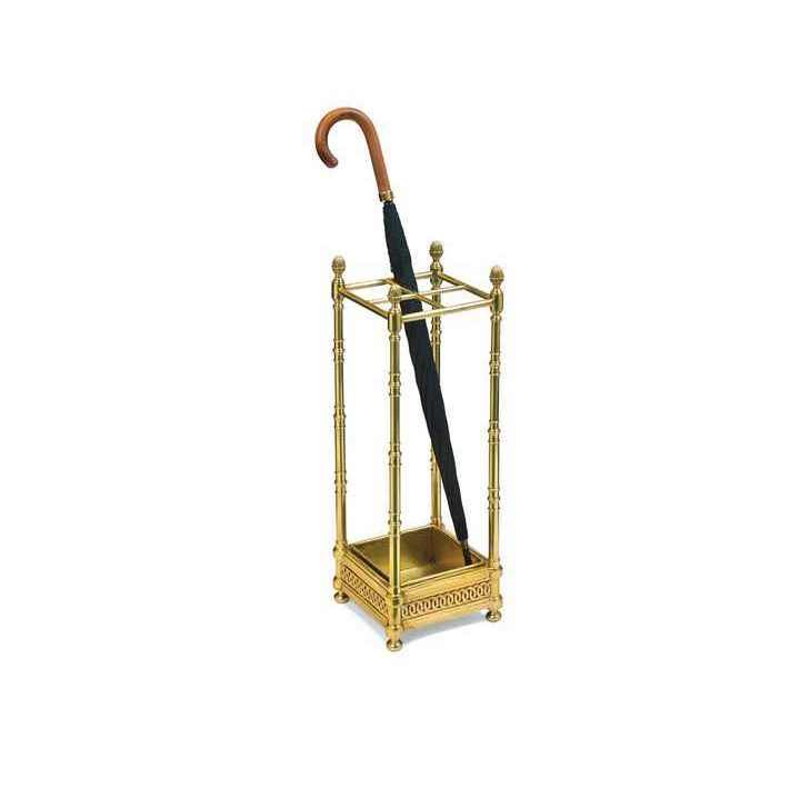 Polished Brass Contemporary Umbrella Stand Compartment Design Decorative Umbrella Stand for Home Decoration Handmade Supplier