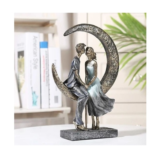 Silver and Bronze Standing Deer Figures Handmade Sculpture Home Decoration New Arrival Home Decor Wholesale Supplier Bulk Oder's