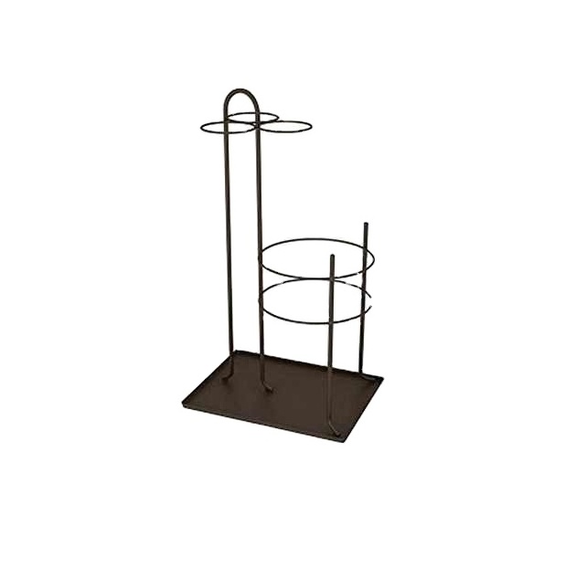 Umbrella Stand European Wrought Iron Handmade Metal Wholesale Customized Logo Printed Hotel Indoor & Outdoor Elegant Style 2023