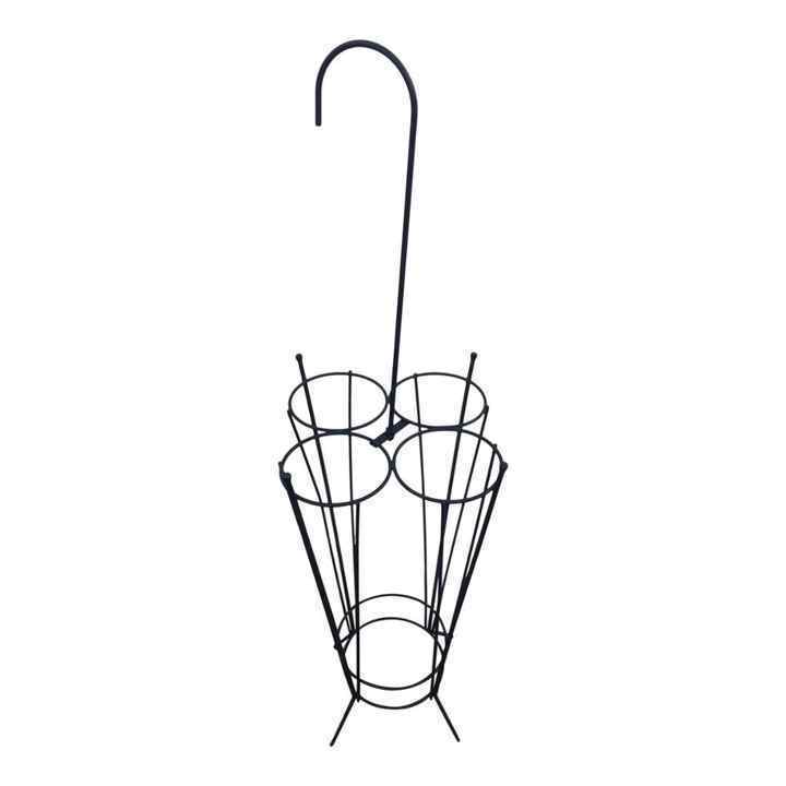 Umbrella Stand European Wrought Iron Handmade Metal Wholesale Customized Logo Printed Hotel Indoor & Outdoor Elegant Style 2023