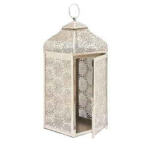 New Moroccan Lantern Home And Garden Decoration Candle Holder Silver Decorative Christmas Decoration Wholesale Moroccan Lantern