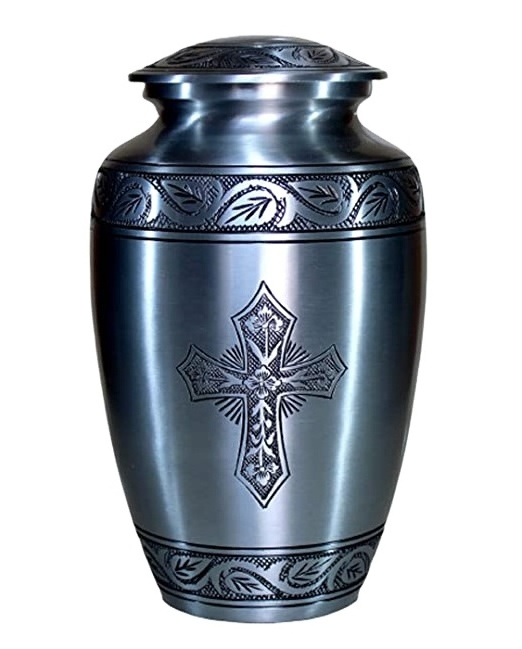 Cremation Urn Adult Funeral Box Keepsake Urns Casket funerary urn Human Memorial Black Shinny Finish New Design Unique 2023