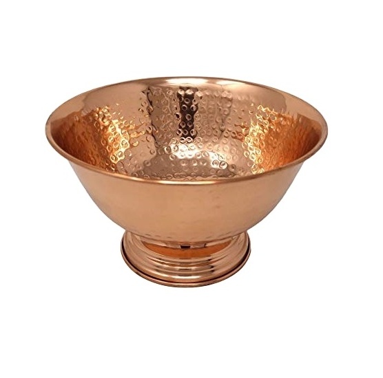 Copper Punch Bowl with Stand for Your Copper Kitchenware and Copper Dishware Collection Perfect for Parties Everyday Kitchen