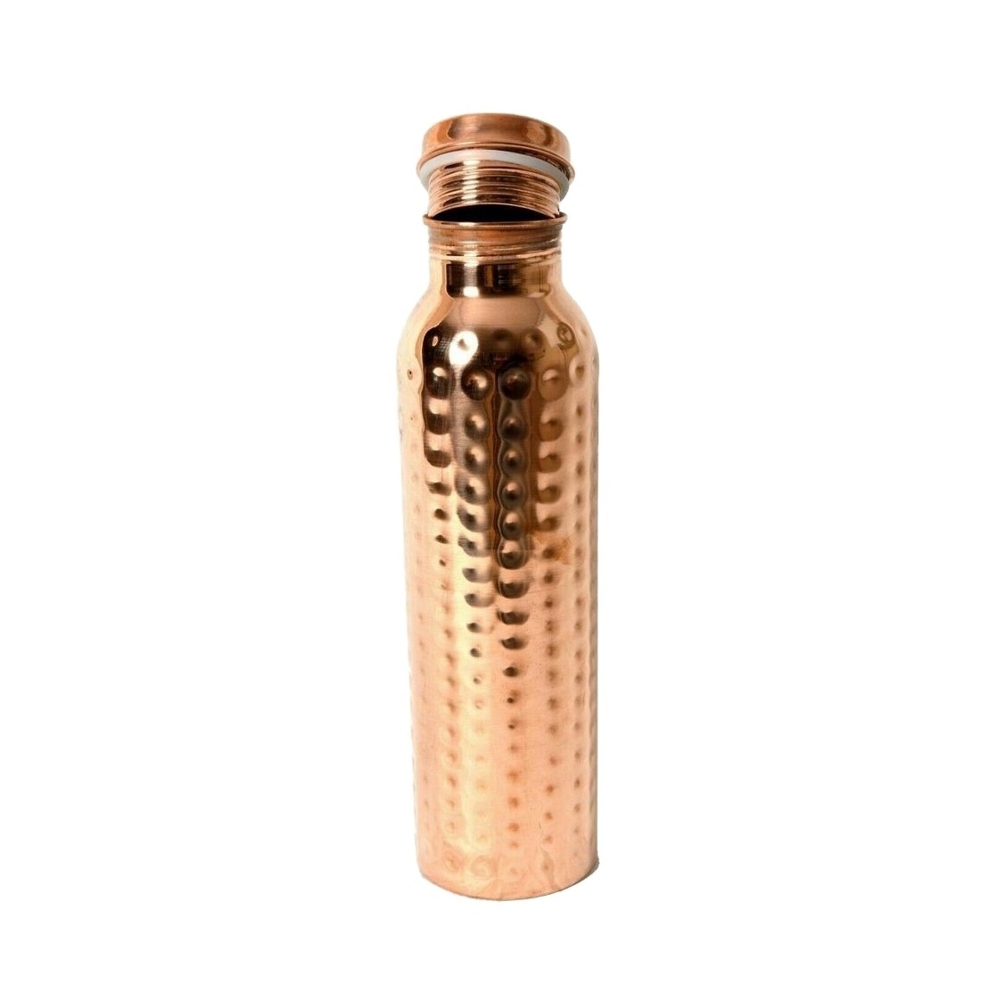 Pure Copper High Quality Hammers Style Bottle For Storage Water 1000 ml Bottle Ayurveda Benefits Copper Water Bottle Wholesale