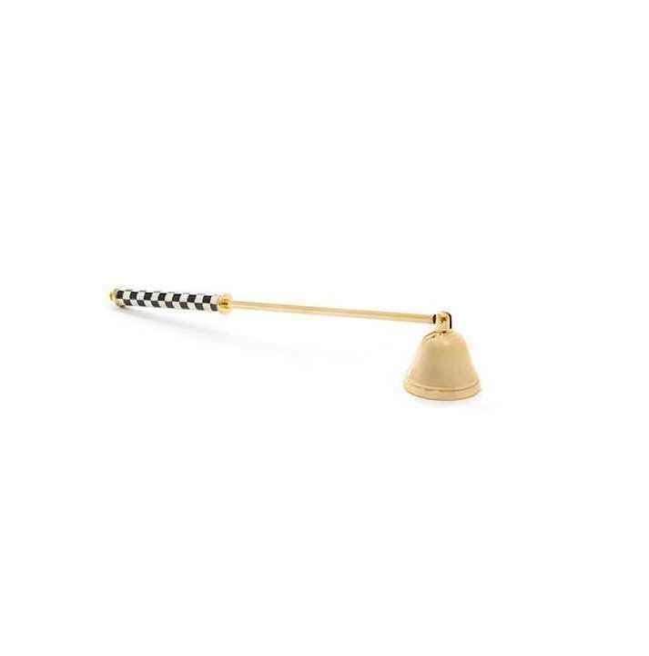 Candle Snuffer Iron Plating Long Handle Bell Shaped Candle Wick Snuffer Golden for Scented Candles Handmade Custom Luxury Decor