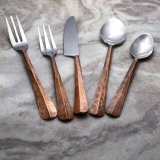 Brown Bone Handle flatware sets cutlery new arrivals home cutlery set stainless steel olive wood spoon Handle Hot Selling Set