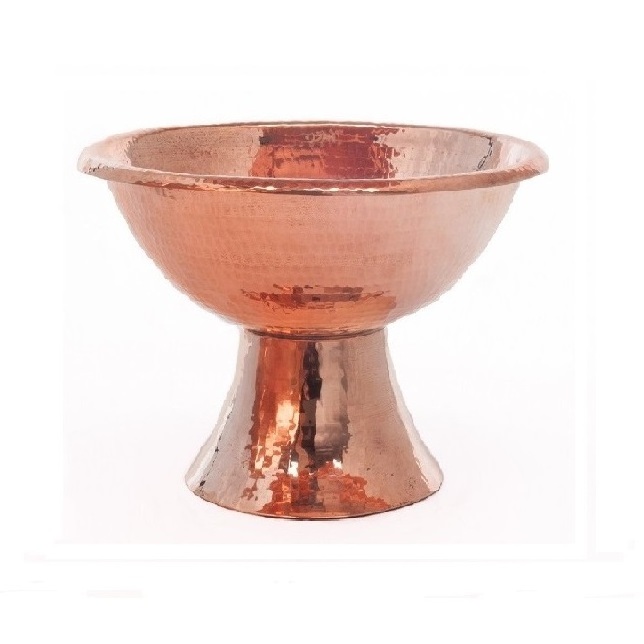 Copper Punch Bowl with Stand for Your Copper Kitchenware and Copper Dishware Collection Perfect for Parties Everyday Kitchen