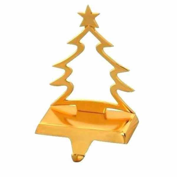 Metal Christmas Tree Stocking Hanger For Christmas Decorations Designer Stocking Holder Bulk Quantity Handmade Made In India