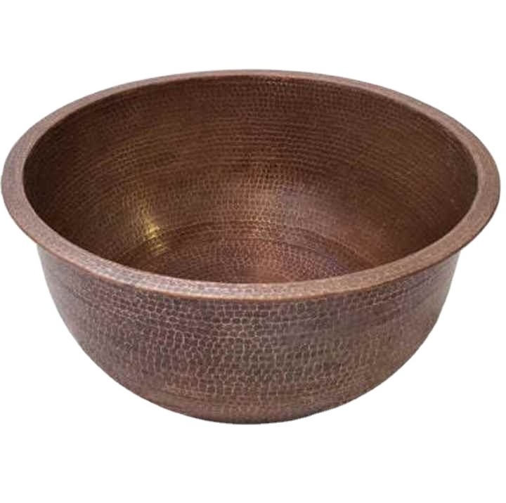 Large Spa Foot Soak Hammered Copper Pedicure Bowl Most Popular Copper Pedicure Spa Bowl Handmade Cheap Price Manufacturer 2023