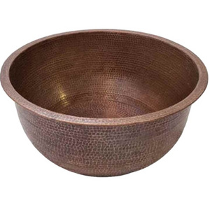 Large Spa Foot Soak Hammered Copper Pedicure Bowl Most Popular Copper Pedicure Spa Bowl Handmade Cheap Price Manufacturer 2023