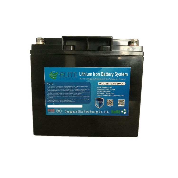 12v lifepo4 lithium battery 12 volt 20 amp battery with 12v ups battery charger