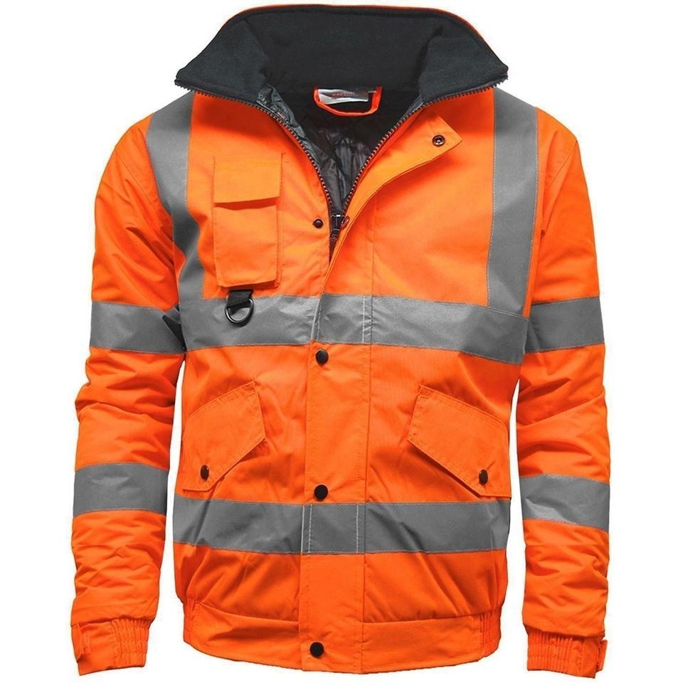 Reflective Safety Working Vest Reflector Jaket High Visibility Jacket With Pockets New High Quality 2023