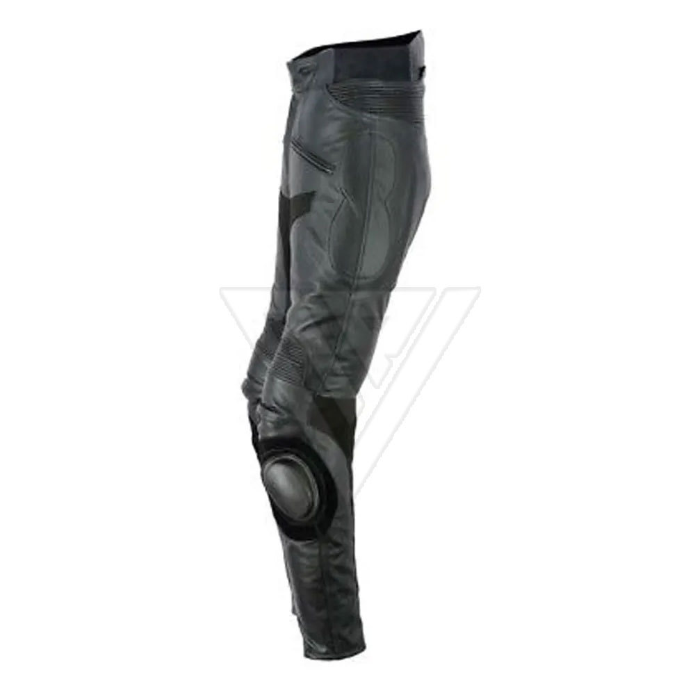 Good Quality Men's Motorbike Motorcycle Racing Leather Pants / New Design Plus Size Custom Made Leather Pants For Racing