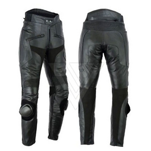 Good Quality Men's Motorbike Motorcycle Racing Leather Pants / New Design Plus Size Custom Made Leather Pants For Racing