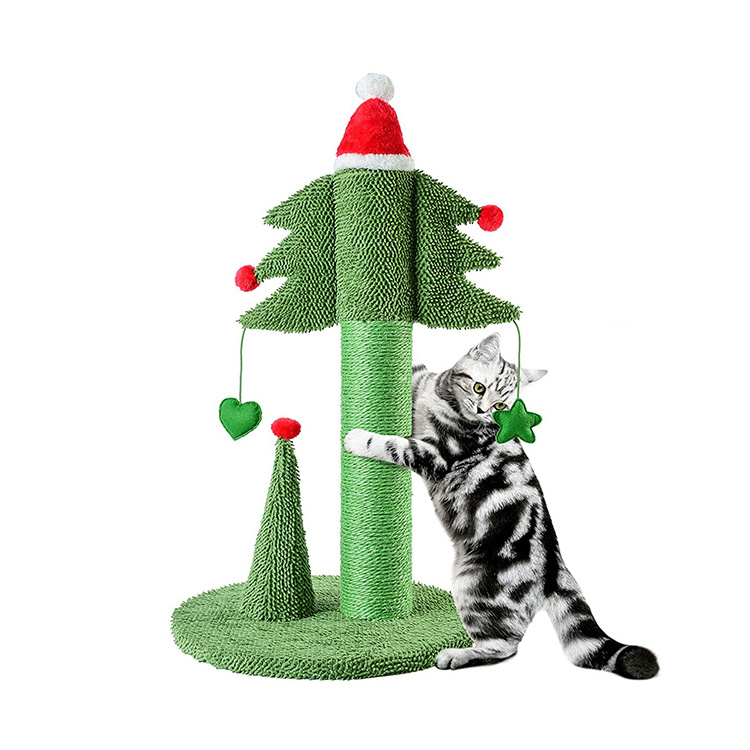 2022 New Factory Christmas Cat Tree  Cat Trees for Adult Large Cats Pet Scratching Post Tall Toy