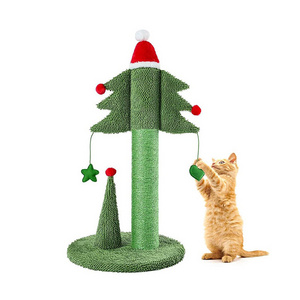 2022 New Factory Christmas Cat Tree  Cat Trees for Adult Large Cats Pet Scratching Post Tall Toy