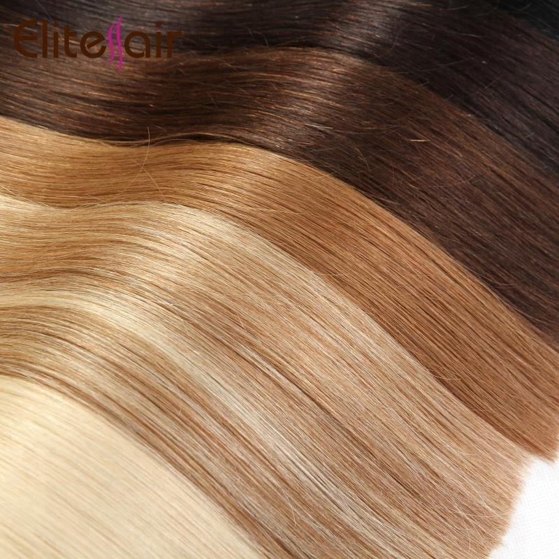 Wholesale flat tip hair vendors invisible stick flat tip hair extension double drawn flat tip bonds human hair remy extensions