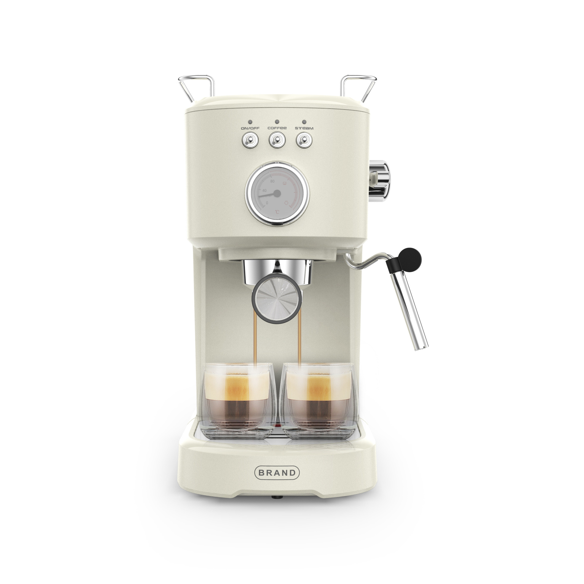 15bar Fully Automatic Espresso Coffee Making Machine Custom Commercial Espresso Italian Coffee Makers with Milk Frother