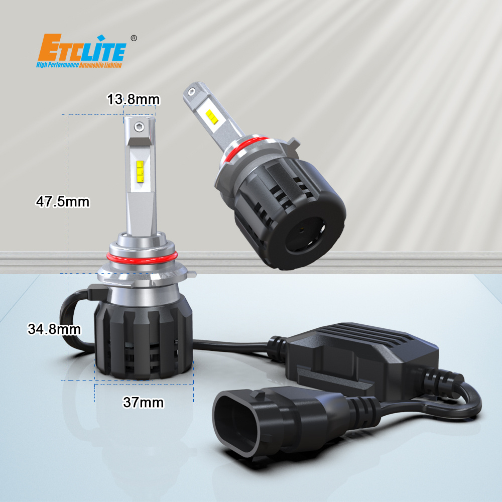 Etclite I6T Factory Price 9005 High Power Headlight Bulb HB3 Led Car Light