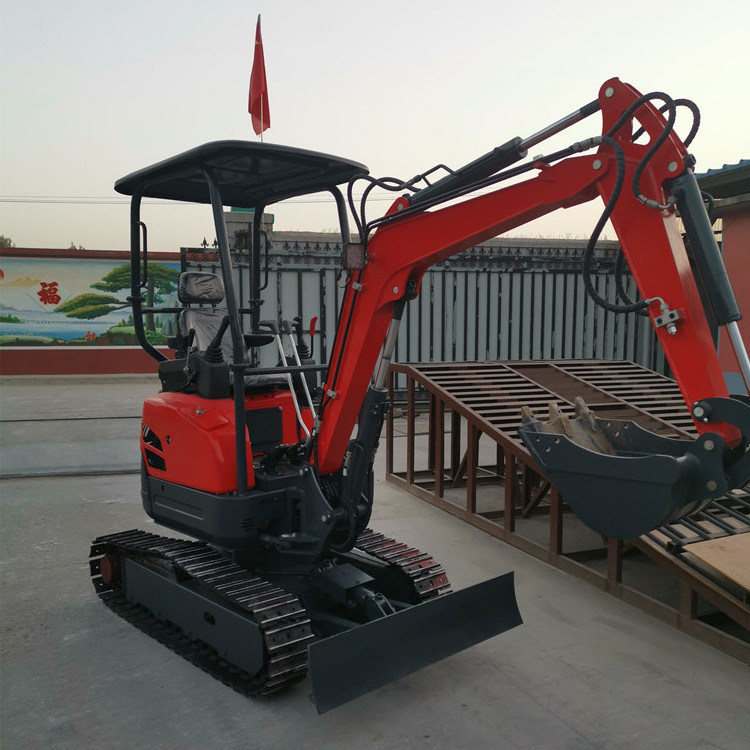 2024 EPA CE certified famous brand  Kubota engine 18.2 kw 1.8 ton 1800 kg mini crawler excavator with swing boom