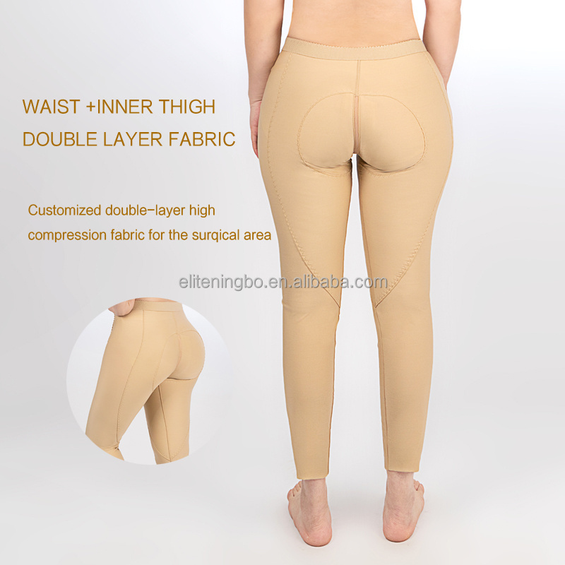 Women low Waist Compression Fajas Liposuction Post Surgical Surgery Garments Shapewear Pants