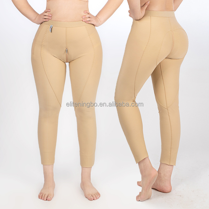 Women low Waist Compression Fajas Liposuction Post Surgical Surgery Garments Shapewear Pants