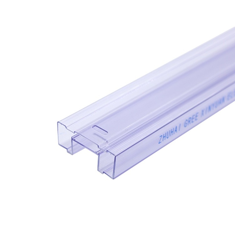 ELITE Pvc Packaging Tube Rectangular Lightweight Plastic IC Tube