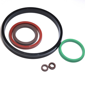 Orange color buna-n seal o rings FKM silicon EPDM FFKM VMQ rubber o-rings standard size and customized sizes