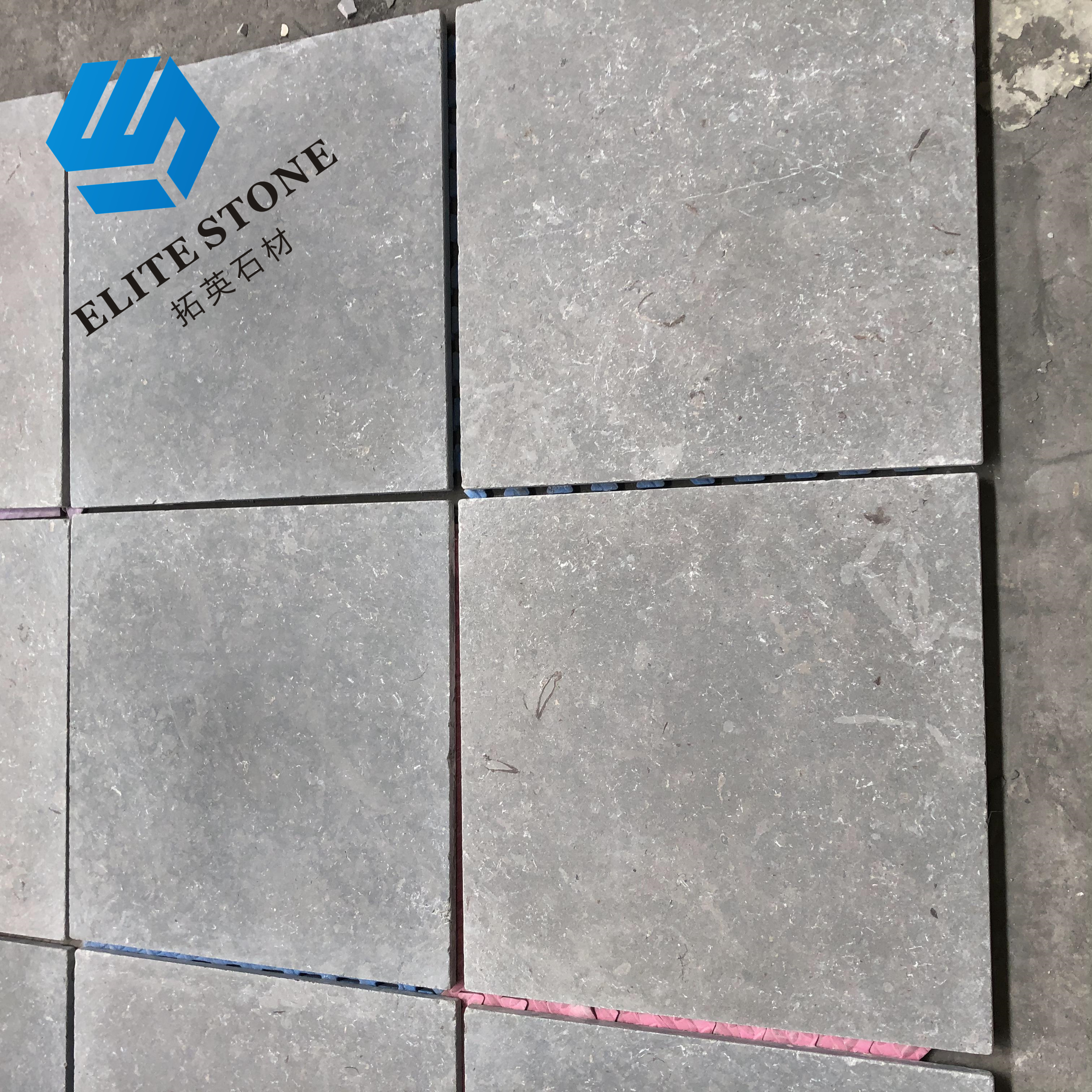 Grey limestone high hardness bluestone pool decking limestone wall cladding for sale