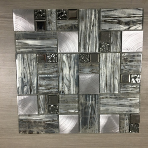 metal glass mosaic, kitchen backsplash and bathroom wall mosaic tile