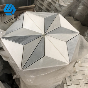 Natural Polished Marble Tile Luxury Modern Hexagonal Marble Bathroom Kitchen Tiles Walls and Floors Mosaic Tiles