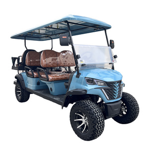 6 4 Passenger Electric Golf Car with 48V 4KW hummer golf cart