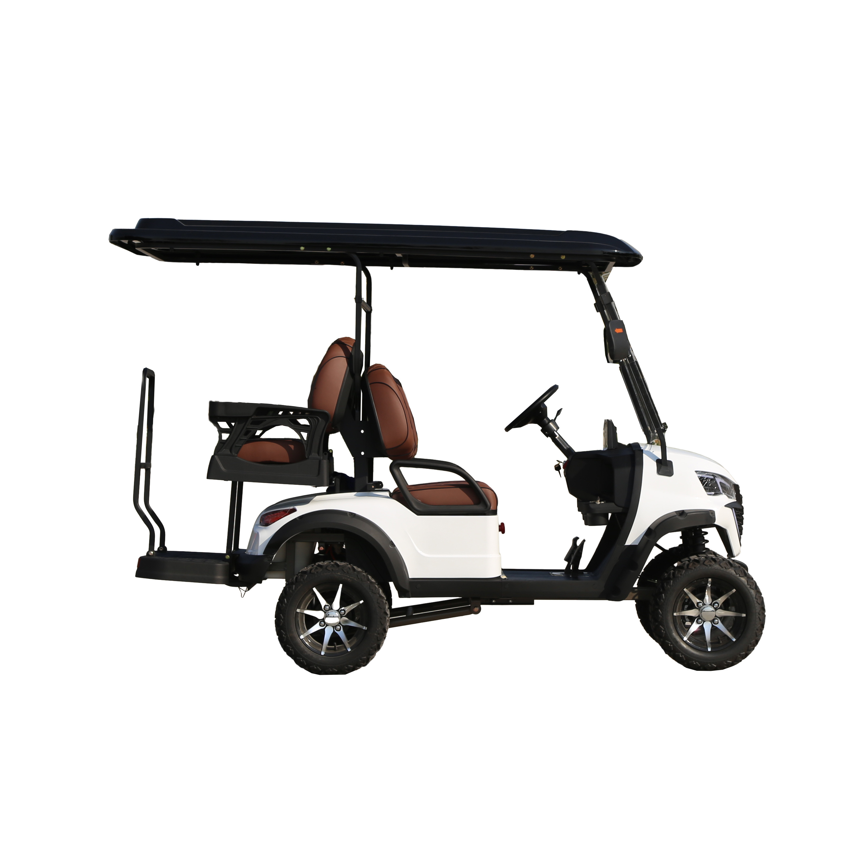 4 people golf big wheel 2+2 golf carts electric battery golf cart very cheap cart