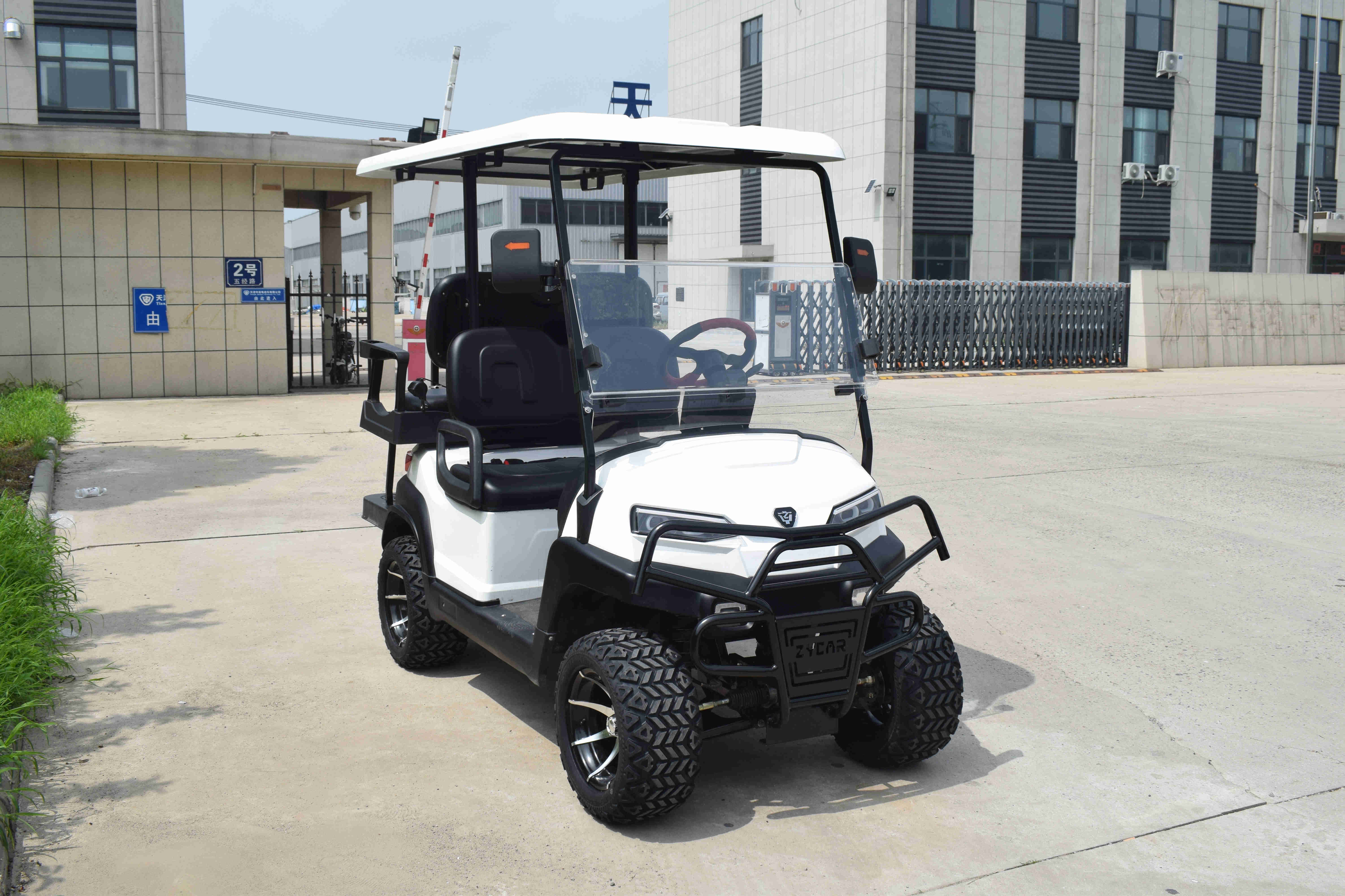 Shining  chinese New model  48v low cheap price electric 2 seat star used customized big golf cart buggy sale electric