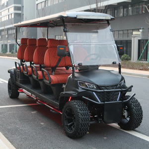 72V lithium battery 8 Seat Electric Golf Cart Buggy CE approved China made 8 seat battery powered luxury electric golf cart